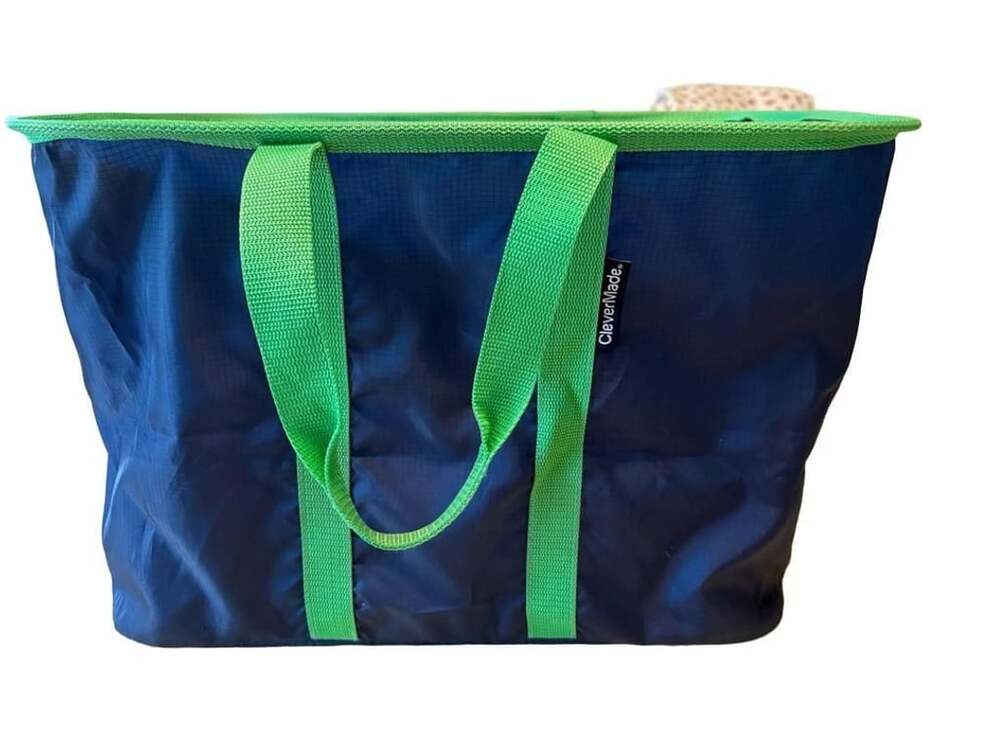 EUC Clevermade Snapbasket Reusable Grocery Shopping Bag Large collapsible
